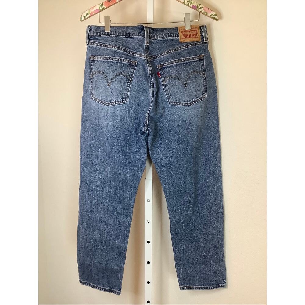 Levi's Women's 31 Medium Wash 501 Straight Fit Cropped Jeans Classic 90s U6-7 - Picture 5 of 9